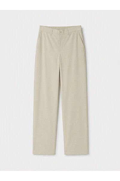 LC Waikiki Lcw Vision Beige Regular Fit Men's Trousers with Nevavm Difference