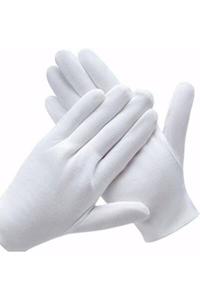 COYAHO 3 Pairs White Cotton Gloves for Dry Hands SPA Moisturizing - Work Glov...