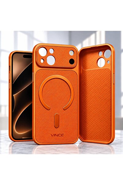 Case iPhone 12 Uyumlu 17 Pro Görünümlü MagSafe Kılıf