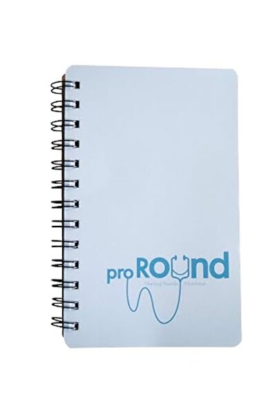 GENERAL Portage Medical Rounds Pocket Size Spiral Notebook with Template (4.5...