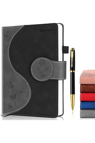 GENERAL Spardar Hardcover Notebook with 300 Pages, Thick Ruled Notepad with 8...