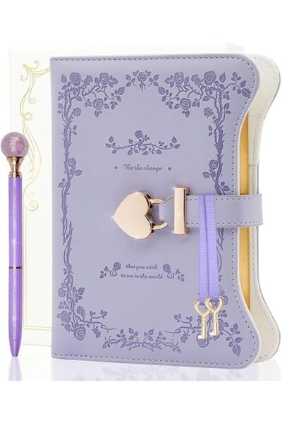 GENERAL Diary with Lock and Keys for Girls & Women, 360 Pages Journal with Lo...