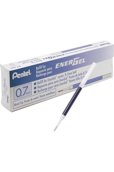 Pentel Refill Ink for BL57/BL77 EnerGel Liquid Gel Pen, 0.7mm, Metal Tip, Blu...