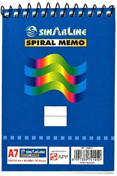 SINARLINE A7 Spiral Notebook