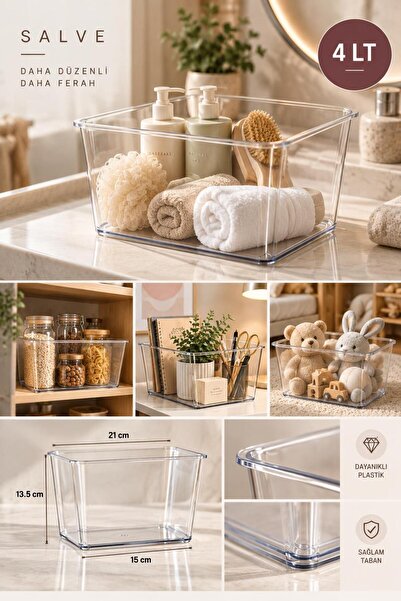SELKA HOME 4 Lt. Salve Buzdolabı-Banyo Organizer Düzenleyici