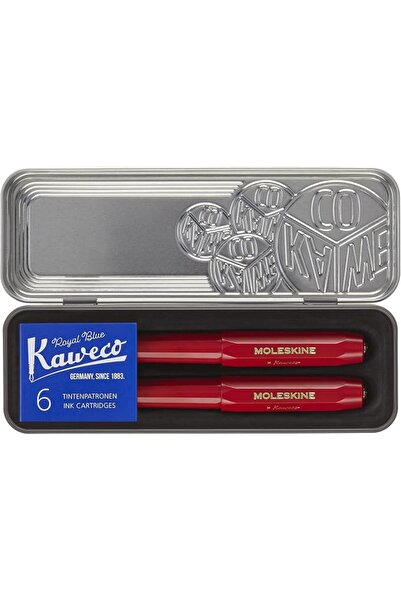 Moleskine Kaweco Fountain Pen Made of ABS Plastic with Gold-Plated Nib Size M...