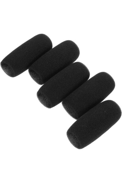 Generic 5pcs Mic Foam Cover Windscreen Mic Protector Conference Microphone Windscreen for Noise Reduction