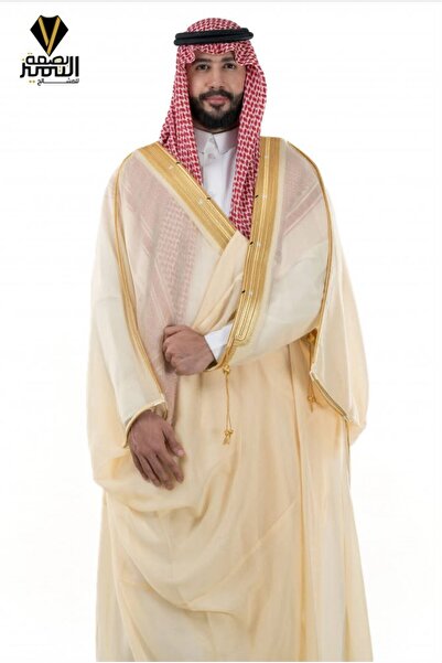 Basmat Al Tamayoz Lil Mashaleh First Class VIP Cream Bisht Royal Precision