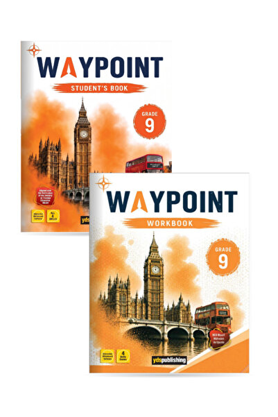 yds publishing Waypoint 9. Sınıf kitapları Student book+Work book 2 kitap
