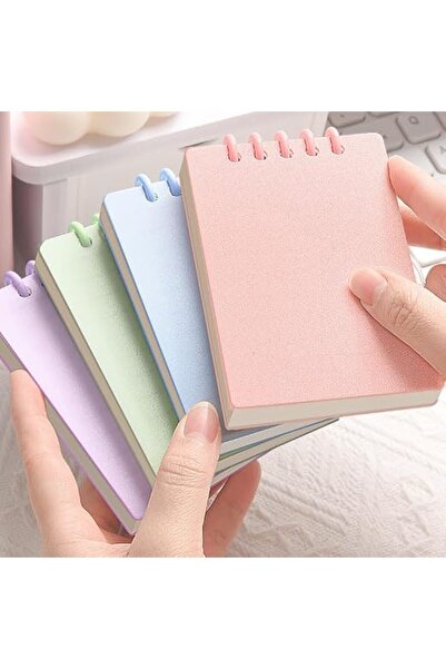 GENERAL 4 PCS Mini Spiral Pocket Notebook Portable Loose-Leaf Notepad Pad, Po...