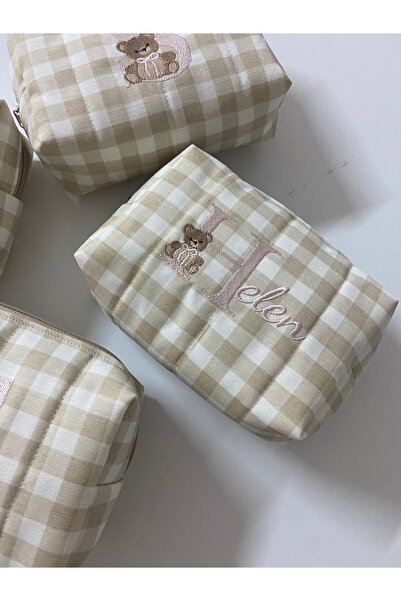 Kadın Kozmetik Çantası – Nakışlı Makyaj Organizer – Seyahat Çantası( ŞSİM BELİRTİNİZ)