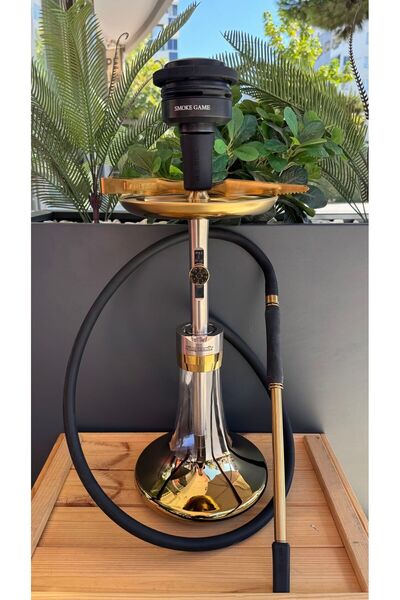 MR EDS E38 Kompresör Plus V2 Titanyum Seri Nargile Takımı