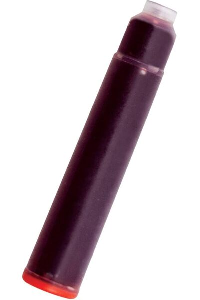 Monteverde خرطوشة حبر بحجم دولي تناسب أقلام الحبر، لون أحمر، 6 قطع في العبوة ...
