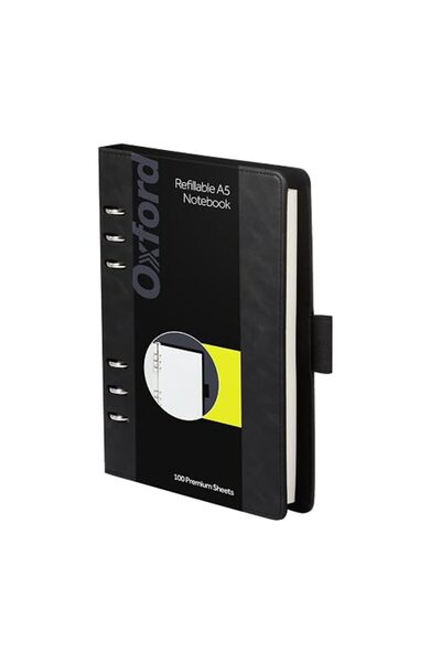 GENERAL Oxford Professional 6-Ring Refillable Notebook, 7X9 Inches, Ivory Pap...