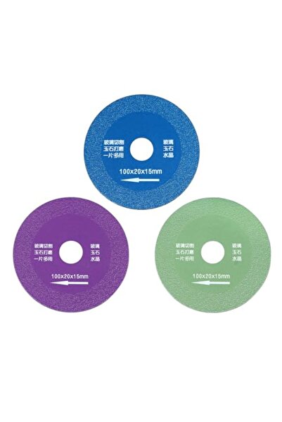 Generic 3PCS Diamond Glass Cutting Disc Set Super Thin 1.0mm Tile Saw Blades ...