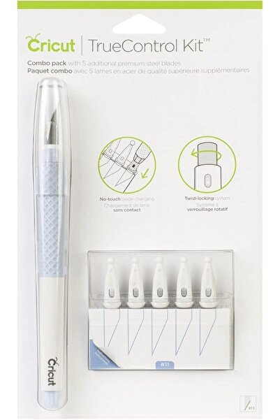 Cricut طقم سكاكين TrueControl (أزرق) مع 5 شفرات احتياطية
