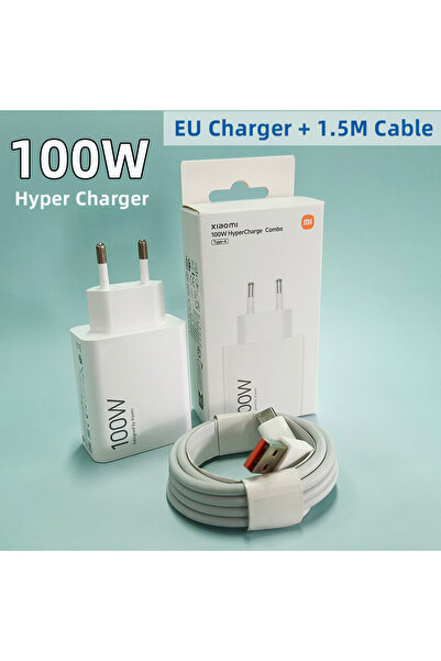 Xiaomi EU Add 1.5M Cable 100W Charger Original Mi 17 Ultra 15t Poco F8 M8 Pro...