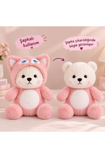 SHAMİRA Puffy hug teddy kostümlü ayıcıklar 50 cm puffy kedi kostümlü, puffy s...