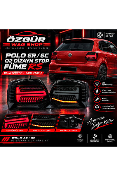 VW Volkswagen POLO 6R/6C Q2 DİZAYN STOP FÜME RS