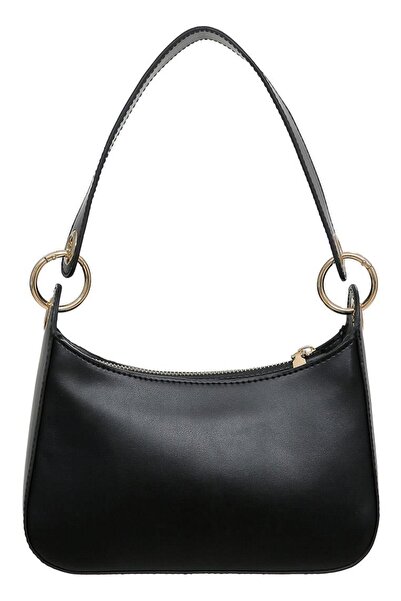 Dogo Women's Vegan Leather Black Shoulder Bag - the Wise Owl Design