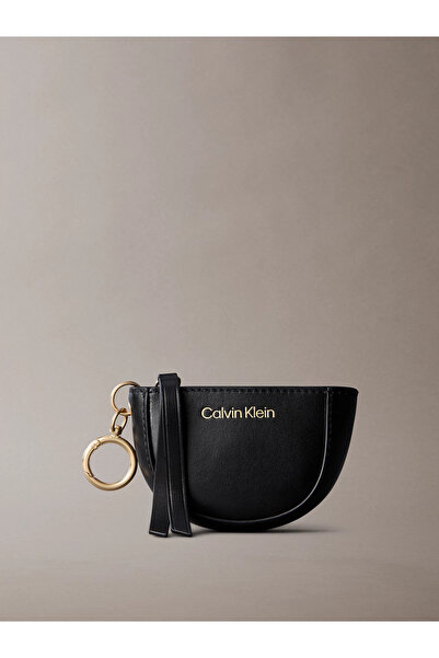 Calvin Klein Hakiki Deri Logolu Mini Fermuarlı Çanta Charm Mini Cüzdan Pouch ...