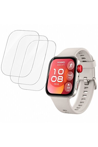 Siena Set de 3 folii de protecție pentru Huawei Watch Fit 5, flexibile, subți...