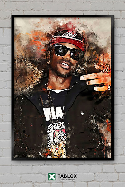 tablomaxtbx Big Sean Ράπερ Ράπερ Χιπ Χοπ Μουσική Αφίσα Μουσικής με Κορνίζα Δι...