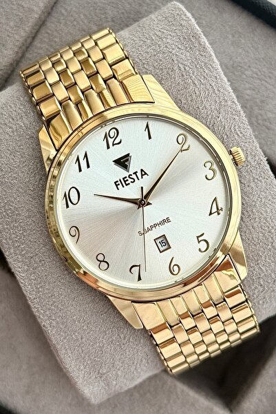 Fiesta F24038M Men's Wristwatch with Steel Strap