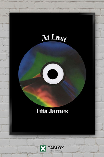 tablomaxtbx At Last Etta James Τραγούδι Soul Jazz Μουσική Τυπογραφία Πλαισιωμ...