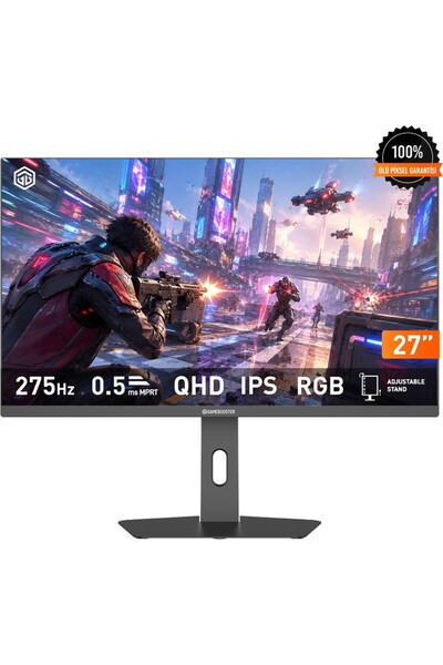 GAMEBOOSTER Reon FQ27 27'' 275Hz 0.5ms Qhd IPS 2*hdmı+2*dp HDR400 Pivot Rgb B...