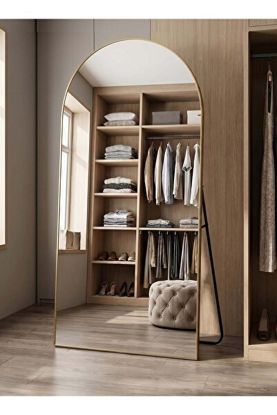 Taimi مرآة أنيقة التصميم كبيرة الحجم 170×70 سم - مرآة بطول كامل مع إطار معدني...