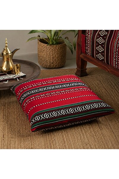 Generic Square Cushion with Multi Color Traditional Pattern