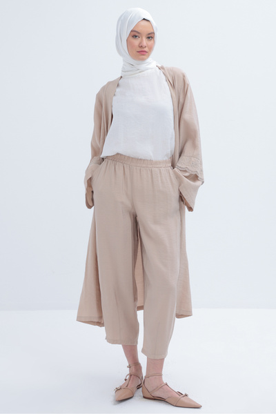 ALLDAY Corsage Belted Pocketed Trousers