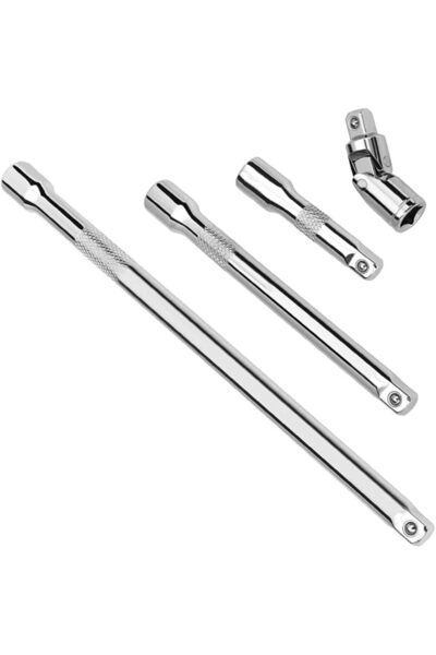 ELEPHANTBOAT 4-Piece 3/8" Drive Socket Extension Bar Set, Includes 3"/6"/10" ...