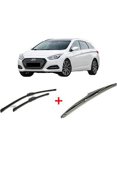 Bosch Σετ 3 υαλοκαθαριστήρων HYUNDAI i40 I Kombi Van (VF) 2015 - 2019, για μπ...
