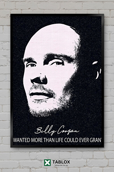 tablomaxtbx Billy Corgan, pevač grupe Smashing Pumpkins, muzički poster, okvi...