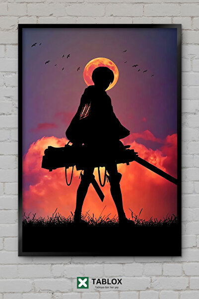 tablomaxtbx Attack On Titan Levi Ackerman AOT Anime Manga Uramljena Dekorativ...