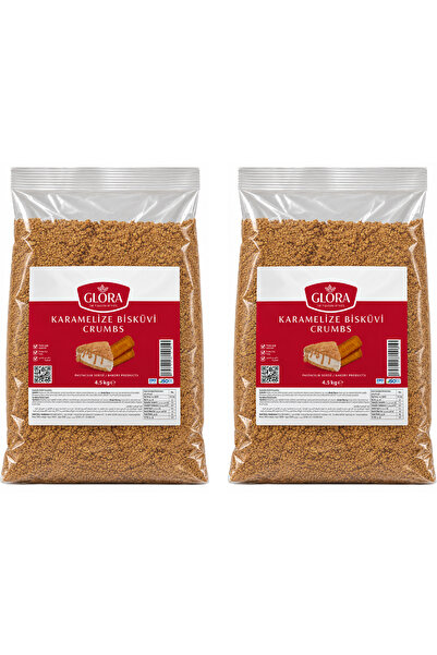 Glora Karamelize Bisküvi Kırıntısı 4,5kg x 2 Adet