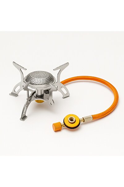 CAMPING FAMILY Portable Gas Stove Burner Head with 100cm Hose - Practical for...
