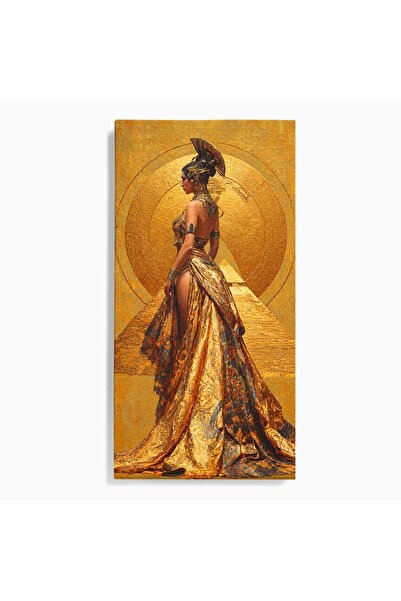 Luxcanva Tablou Canvas Regina Egipteana 70x140 cm pe Sasiu Lemn Egipt Regina ...