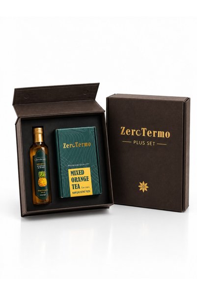 ZEROTERMO Plus Set – Portakal Aromalı Karışık Bitki Çayı + Bromelain Ananas S...