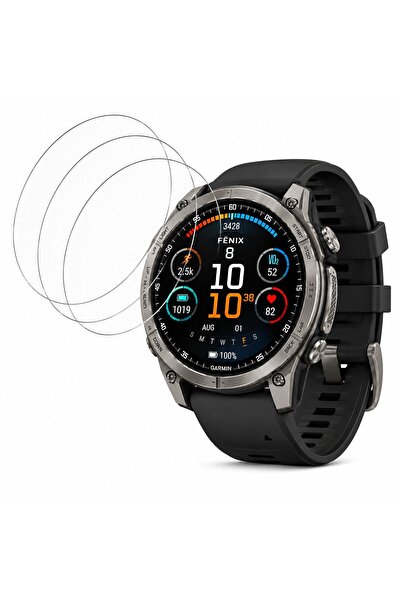 Siena Set 3 x Folie protectie ecran pentru Garmin Fenix 8, 47mm, Flexibila, S...