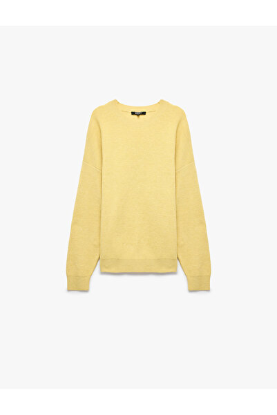 Koton Long Sleeve Comfortable Fit Crew Neck Basic Knit Sweater