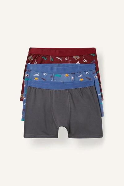 DeFacto Printed 3-Pack Boxer Boy (26 Au)