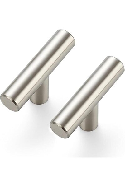 jaffiust 10PCS Cabinet Knobs, Silver Cabinet Handles, 2in Kitchen Cabient Kno...