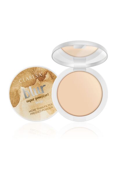 Claresa Blur Super Pow(d)er! Pudră compactă pentru o piele netedă, cu aspect ...