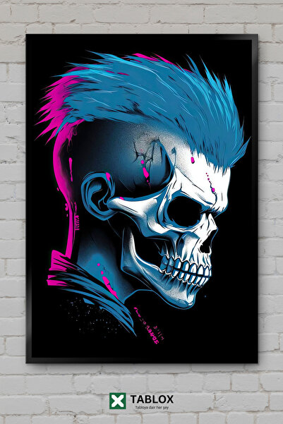 tablomaxtbx Anime Punk Lubanja Manga Mračna Umetnost Dekorativna MDF Slika u ...