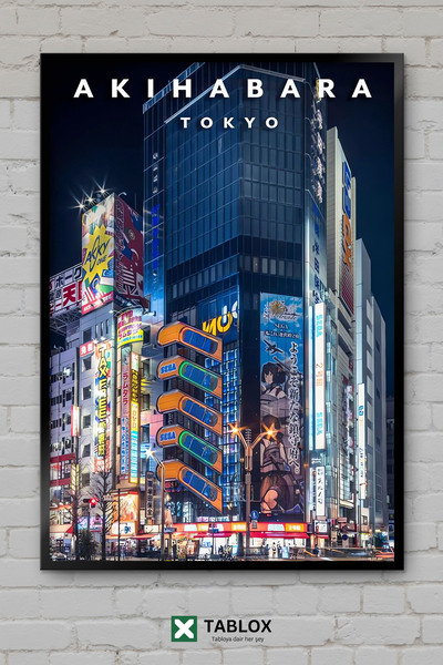 tablomaxtbx Akihabara Electric Town Tokyo Japonia Neon City Anime Frame View ...