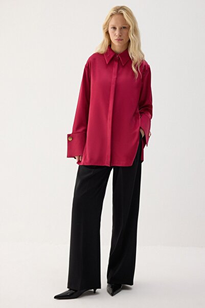 Touché Privé Saten Basic Shirt