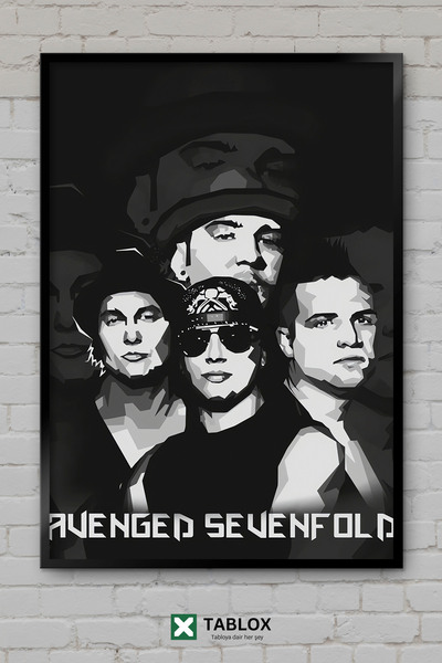 tablomaxtbx Avenged Sevenfold Pevači Pevač Metal Benda Muzika Uramljena Dekor...